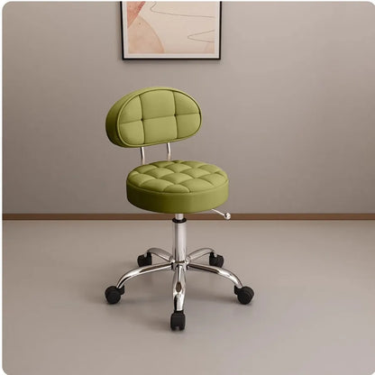 Big work stool hair cutting chair rotating lifting round stool pulley hair salon special beauty stool