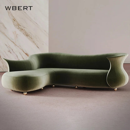 Wbert Nordic Design Master New Product Set Of Personality Art Sofa For Hotel Villa Lobby Curved Reception And Leisure Use