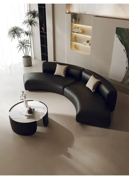 Office rest, reception area, color matching, sofa, coffee table, combination, negotiation