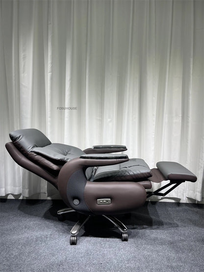Electric Smart Office Chairs European Reclining Computer Chair Home Gaming Armchair Modern Office Furniture High-end Boss Chair