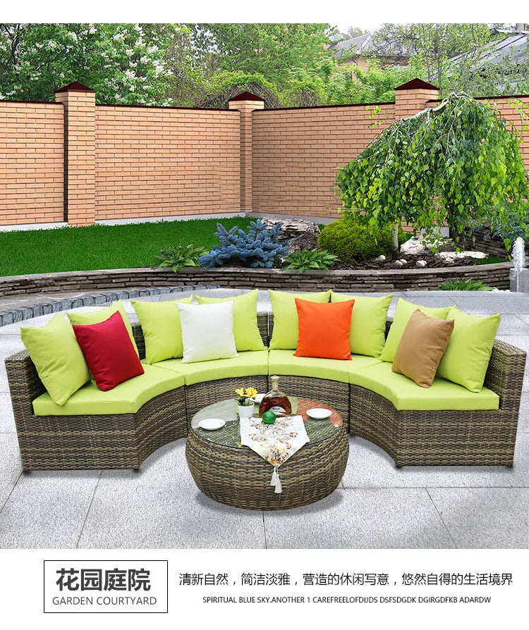 2022 Cheapest Garden Sofas Rattan Outdoor Furniture