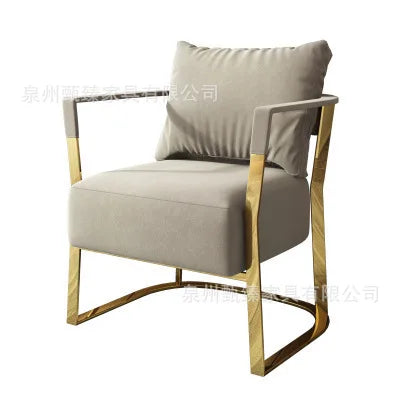 Light luxury fabric sofa simple modern large apartment living room coffee table combination