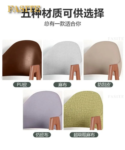 Room Dresser Dining Chairs Home Mid Century Modern Furniture Metal Skeleton Armchair Simple Makeup Armchair Kitchen Furniture