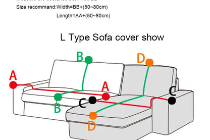 1 Piece Set Plant Stretchable Sofa Cover Non-slip Full Cover Dust Cover Bedroom Living Room Home Decoration 2/3/4 People