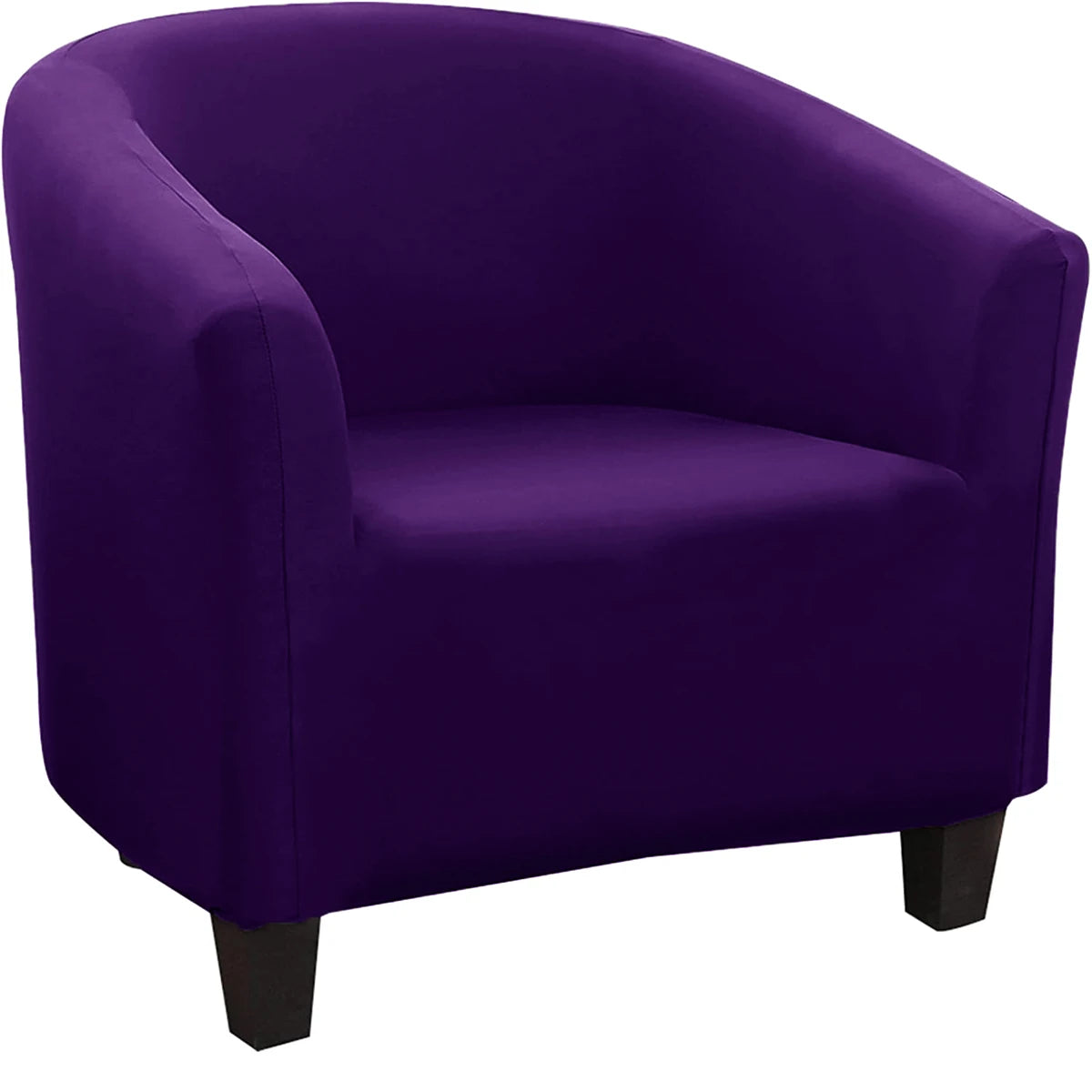 Stretch Club Chair Slipcover Spandex Barrel Chair Covers Printed Tub Living Room Armchair Covers Furniture Protector Sofa Cover