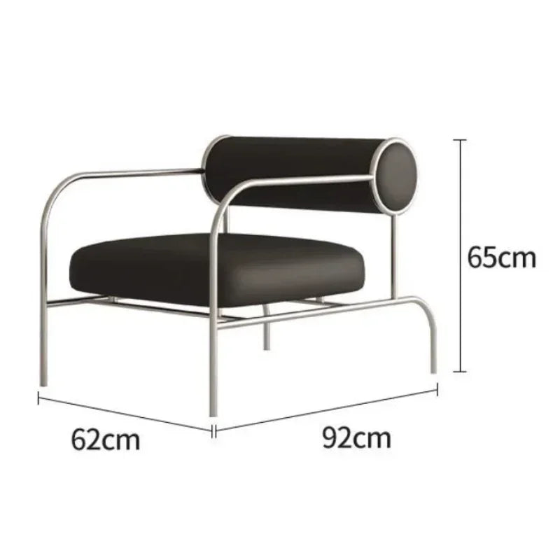 #Designer Chair Gaming Living Room Chairs Arm Sofa PU Leather Modern Lazy Chair Designer Unique Fauteuil Salon Single Sofa Chair