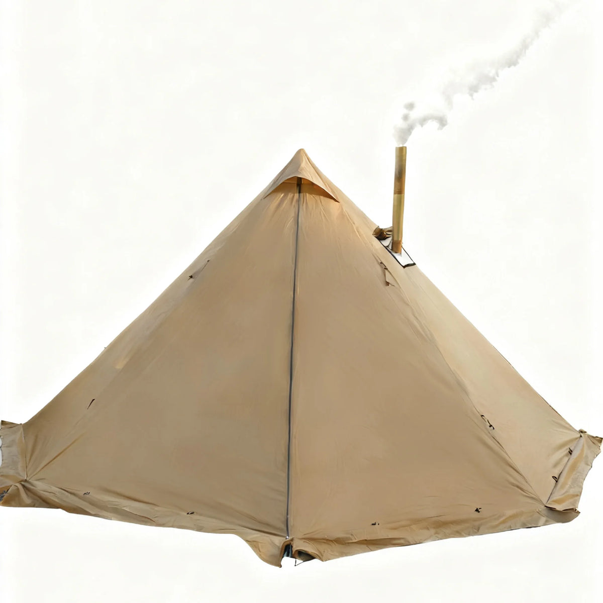 4 Season Hot Tent with Stove Jack Winter Teepee Tent Waterproof Camping Tipi Tent for 2 3 4 Person Outdoor Bushcraft Hiking