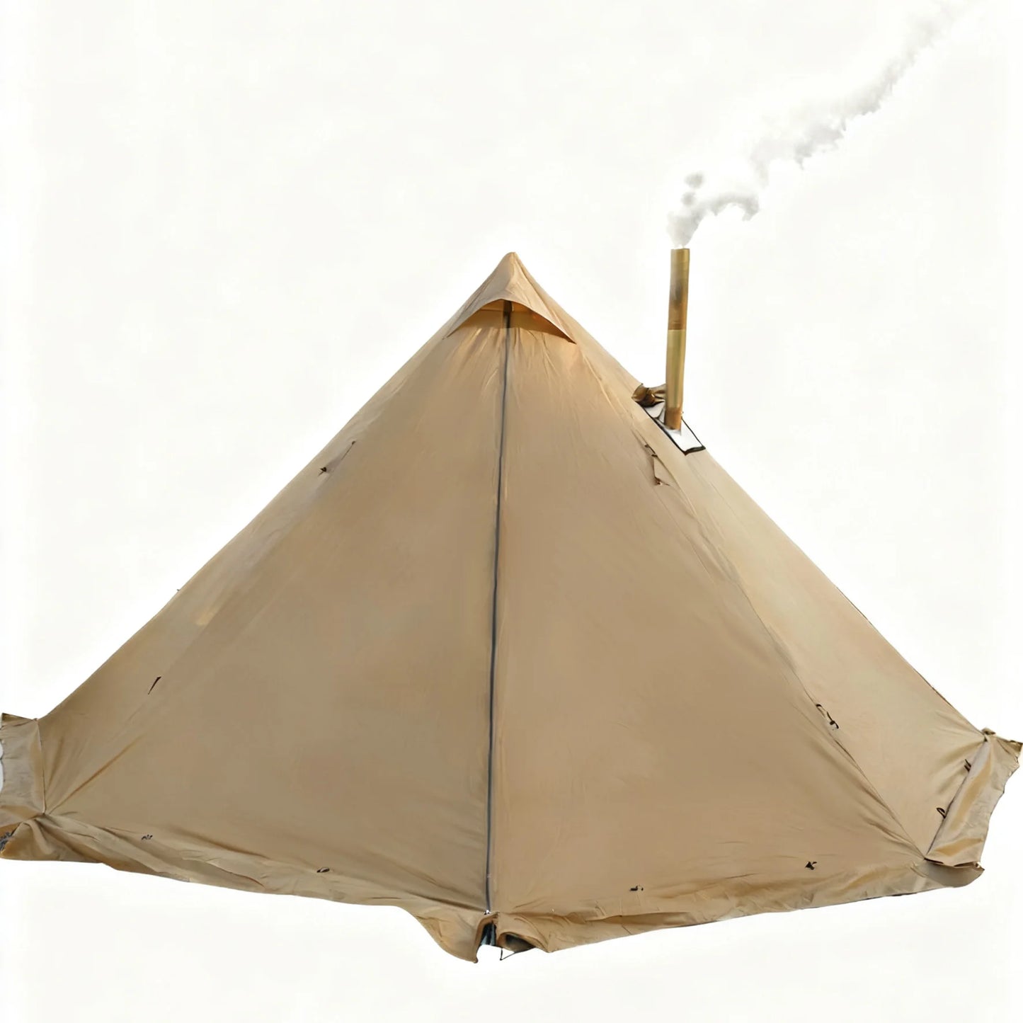 4 Season Hot Tent with Stove Jack Winter Teepee Tent Waterproof Camping Tipi Tent for 2 3 4 Person Outdoor Bushcraft Hiking