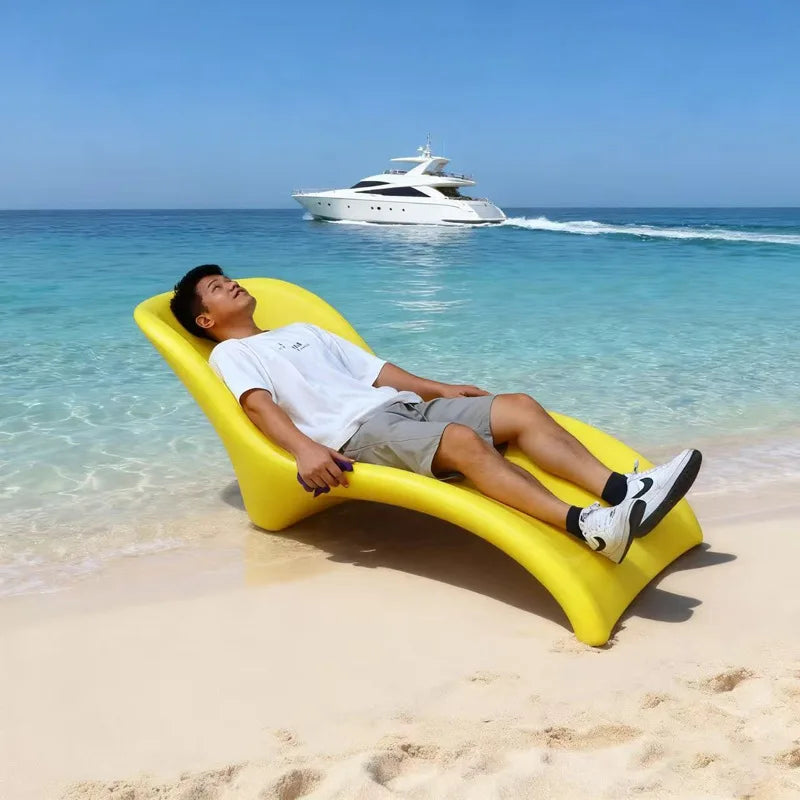 Beach Chair Hotel Pool Lounge Public Lounge Chair Hot Spring Pool Villa Sun