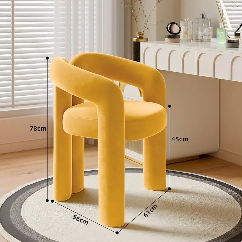 Richome Stool Dressing Chair Makeup Simplicity Modern Bedroom Home Use Light Luxury Dressing Table Simplicity Living Room Sofas
