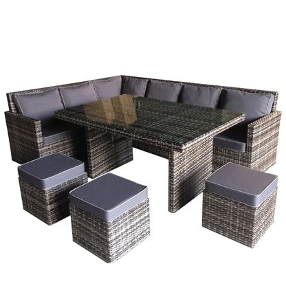 Hot Sales Modern Rattan Wicker Sectional Outdoor Garden Sofa Set Patio Garden Furniture