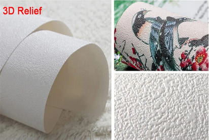 Customized Cream Style Abstract Art Feather Flower Pattern Wallpaper TV Background Wall Decoration Bedroom European Wall mural