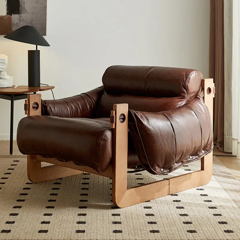Nordic retro single sofa chair home leisure