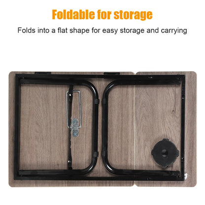 Adjustable Foldable Laptop Desk Portable Ergonomic Stand for Bed Sofa Notebook