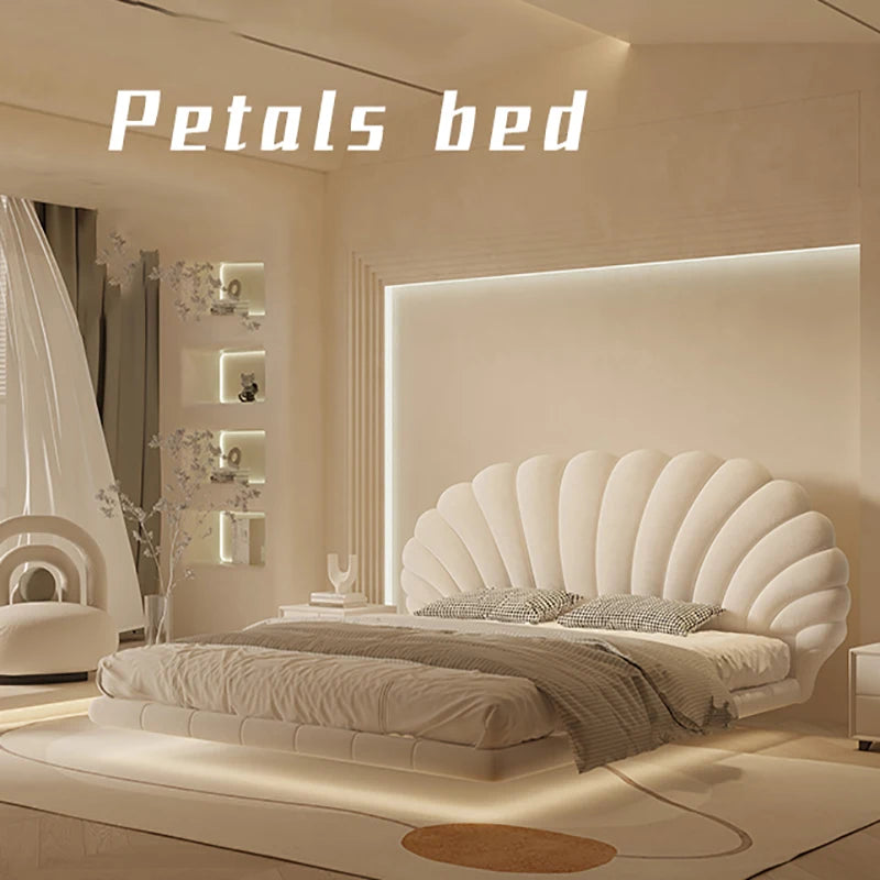 Lit 180x200 Double Bed 2-Person Bedroom Furniture Lit 180x200 Soft Twin Frame Double Beds Soft Luxury Bedroom Bed Furniture