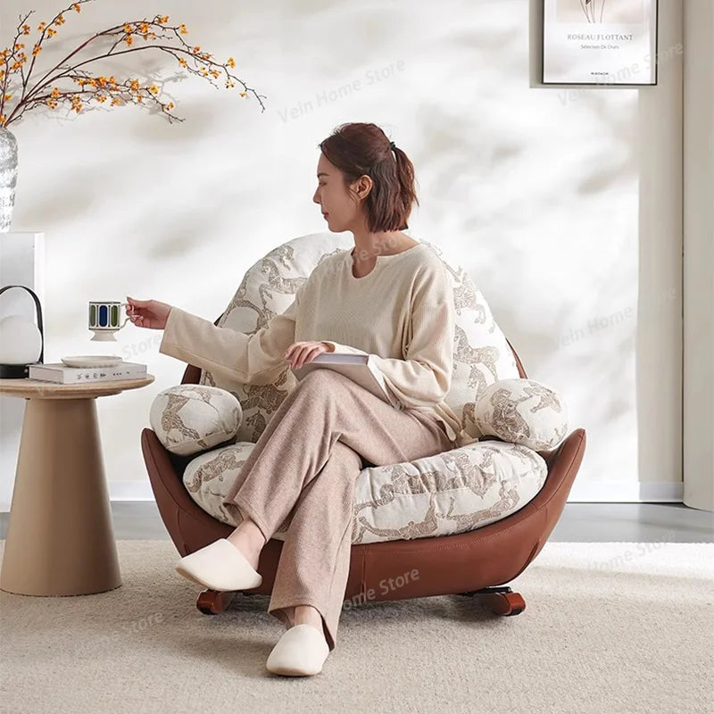 Rocking Lounge Living Room Chairs Gaming Mobile Reading Designer Chairs Luxury Bedroom Comfortable Fauteuil Salon Home Furniture