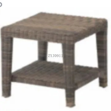 Outdoor rattan courtyard waterproof and sunscreen garden leisure sofa combination balcony double sofa