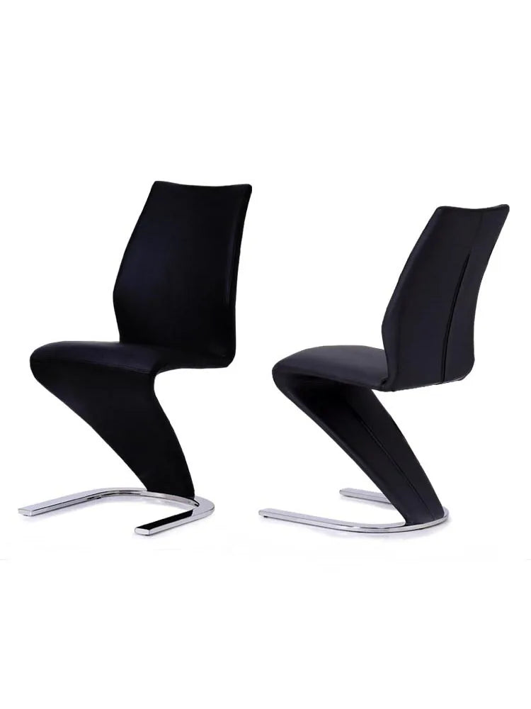 Modern Leather Dining Z Chair for Wholesale Home Furniture White Dining Chair with Gold Metal 7 Days Dinner Table