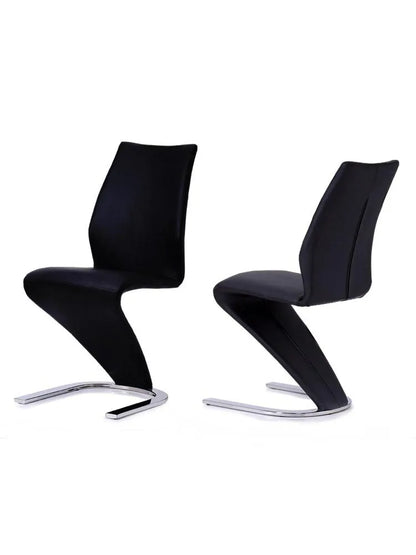 Modern Leather Dining Z Chair for Wholesale Home Furniture White Dining Chair with Gold Metal 7 Days Dinner Table