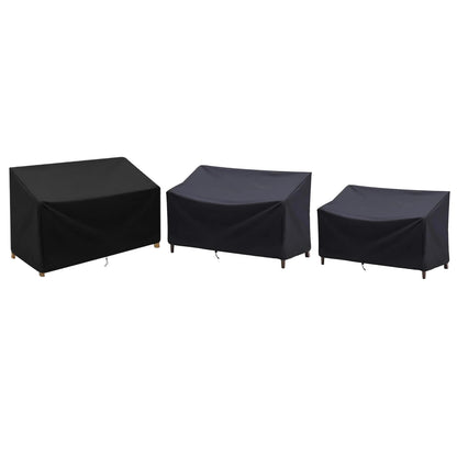 1pc Garden Bench Cover Waterproof Oxford Fabric Breathable Furniture Seat Protective Cover For 2/3/4-seater Benches Spare Parts