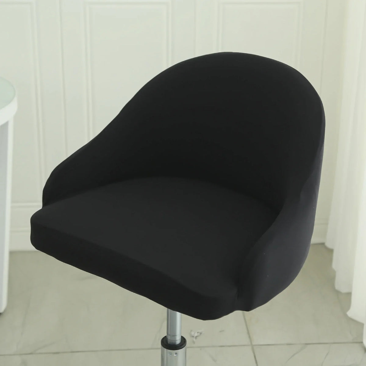1PC Semi-Circular Universal Wear-Resistant Chair Cover Chair Cover Dust-proof Elastic Restaurant Hotel Dining Chair Cover 의자 커버