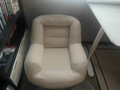 Single Person Sofa Chair EPS Particle Leisure Recliner Small Apartment Living Room Bedroom Trendy Furniture