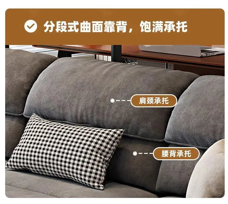 N67 Design Extendable Electric Recliner Sofa Living Room Lazy Lounges Electric Recliner Sofa Nordic Modern Divano Home Furniture