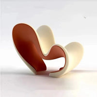 Nordic Creative FRP Special-shaped Love Shaping Leisure Chair Bow Chair Lazy Reclining Chair