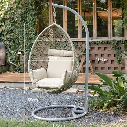 Popular Outdoor Garden Hanging Egg Chair Swing Chair