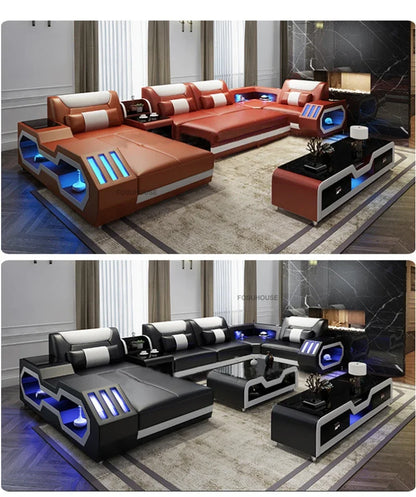 Nordic Simple Living Room Sofas Luxury KTV Audio-visual Room with Light Sofa Designer Living Room Furniture Home Music Sofa Bed