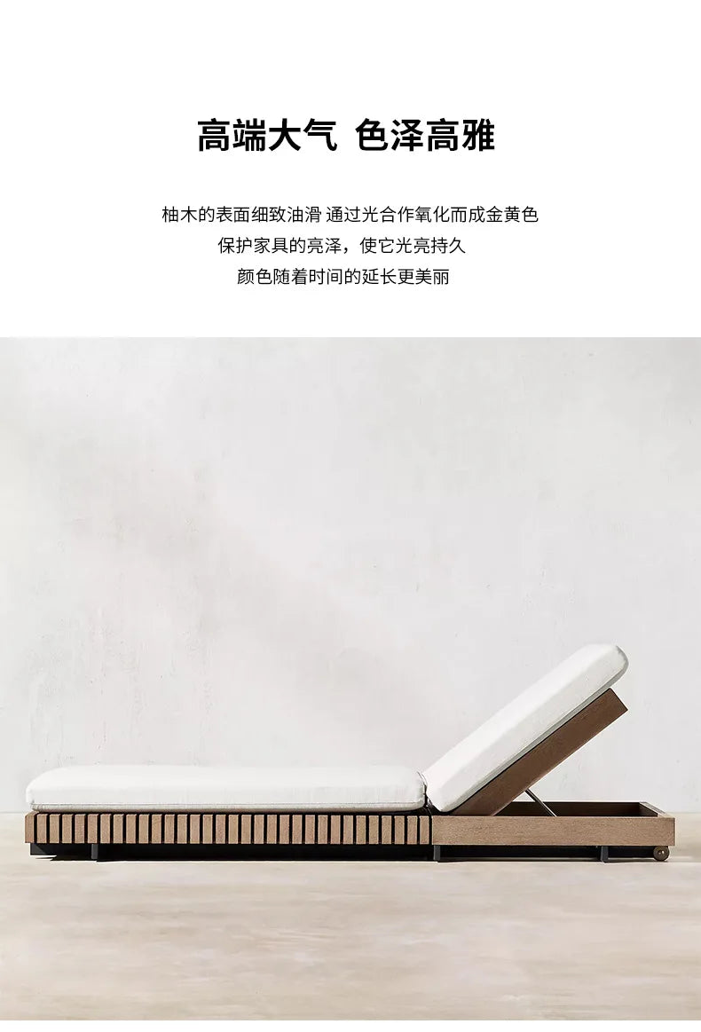 Nordic, outdoor, sofa, hotel, coffee table, outdoor, open-air, villa, solid wood, sofa, combination, courtyard, furniture
