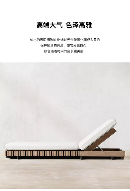 Nordic, outdoor, sofa, hotel, coffee table, outdoor, open-air, villa, solid wood, sofa, combination, courtyard, furniture