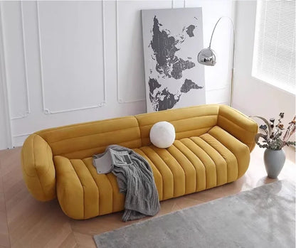 Minimalist Yellow Living Room Sofas Velvet Classic Soft Lounge Living Living Room Sofas Togo Soft Muebles De Sala Furniture Home