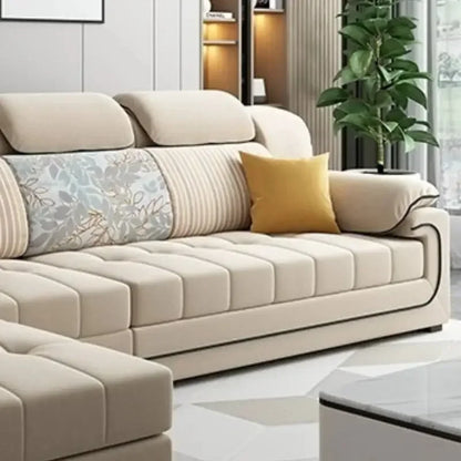 Designer Beige European Sofas Waterproof Design Luxury Modular Lazy Sofas Lounges Salon Lazy Divano Letto Living Room Furniture