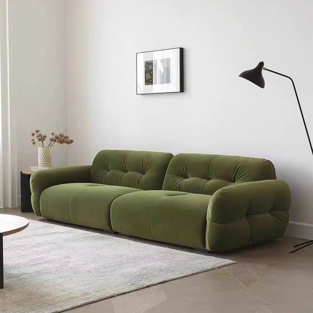 Luxury Romantic Sofa Puff Living Room Modern Comfortable Sofa Nordic Style Accent Divani Da Soggiorno Home Furniture