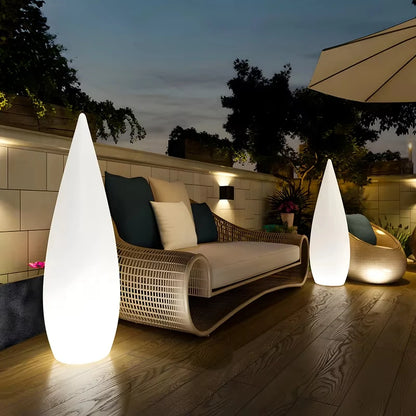 Modern RGB Light Emitting Diode Water Droplet Light Multicolor Outdoor Waterproof Luminous Pool Floor Light