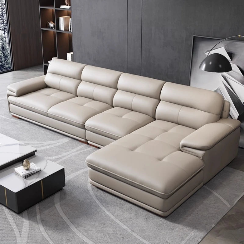 Real Minimalist Living Room Sofas Classic Sleeping Modern Lounge Sofa Leather Luxury Soft Couch Wohnzimmer Furniture For Home