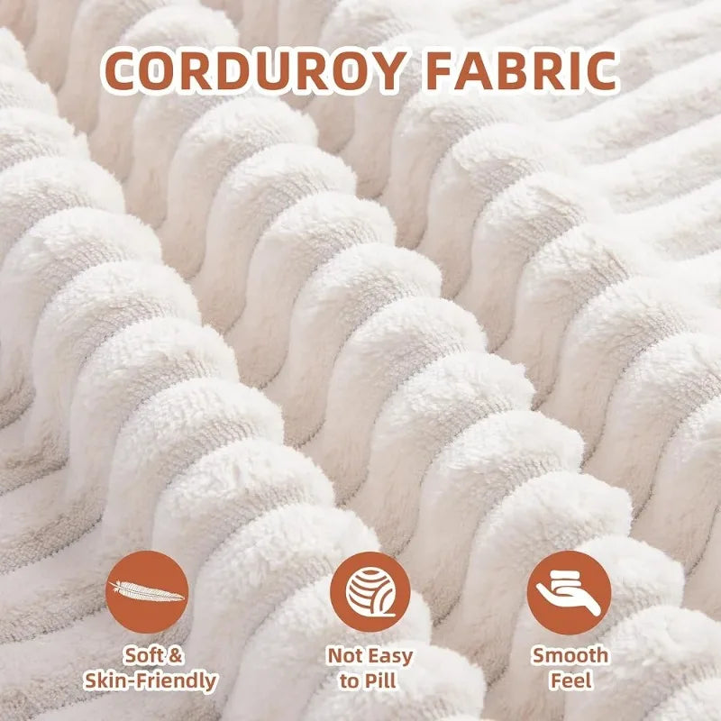 Cloud Corduroy 108 Modular Compression Combination Sofa with Deep Seat L-Shaped Chaise Lounge Living Room Bedroom Sofa