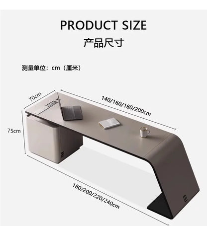 Luxury Paint Office Desk High-end Simple Modern Creative Boss Desk President Manager Mesas De Escritorio Office Furniture