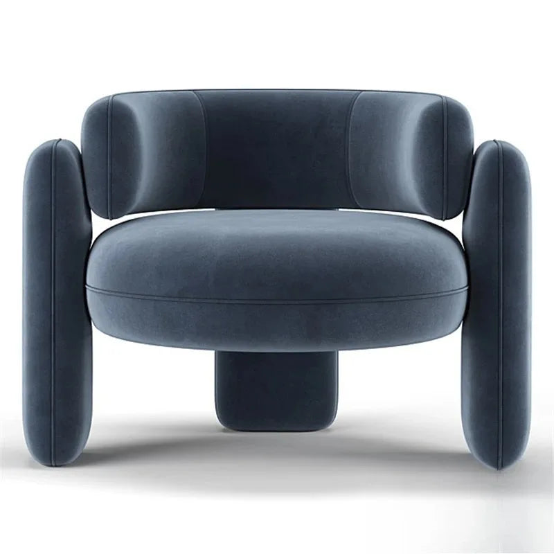 Nordic Minimalist Single Sofa Chair Modern Fashion Living Room Bedroom Leisure Chair Designer Creative Special-shaped Lazy Chair