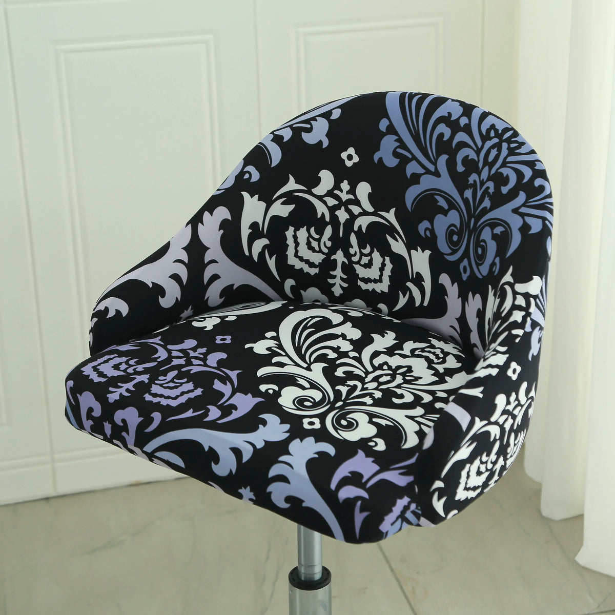 1PC Semi-Circular Universal Wear-Resistant Chair Cover Chair Cover Dust-proof Elastic Restaurant Hotel Dining Chair Cover 의자 커버