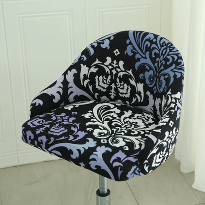 1PC Semi-Circular Universal Wear-Resistant Chair Cover Chair Cover Dust-proof Elastic Restaurant Hotel Dining Chair Cover 의자 커버