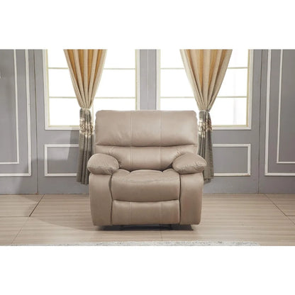 taupe microfiber reclining sofa and couch set for living room 8007