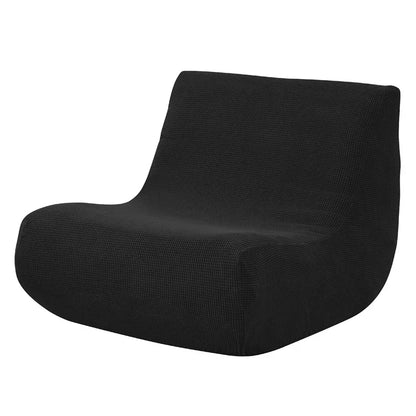 1pc Stretch Lazy Armless Sofa Cover Jacquard Armless Single Sofa Chair Protector for Fireside Chair Adult Bean Bag Chairs Covers