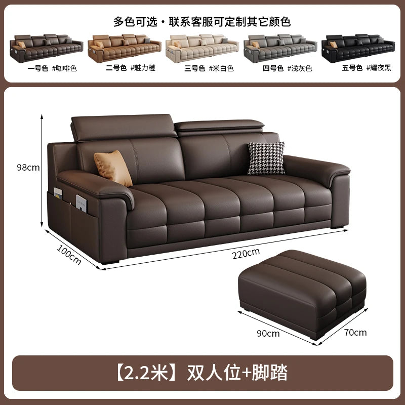 Leather Tables Living Room Sofas Luxury Modern Recliner Conference Tables Living Room Sofas Couch Lazy Muebles Home Furniture