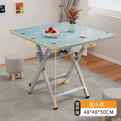 2025 New Folding Table,Indoor Outdoor Heavy Duty Portable Folding Square Woodiness Dining Table ,for Picnic, Party, Camping