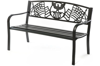 New Trend Backyard Modern Outdoor Bench Outdoor Garden Iron Bench
