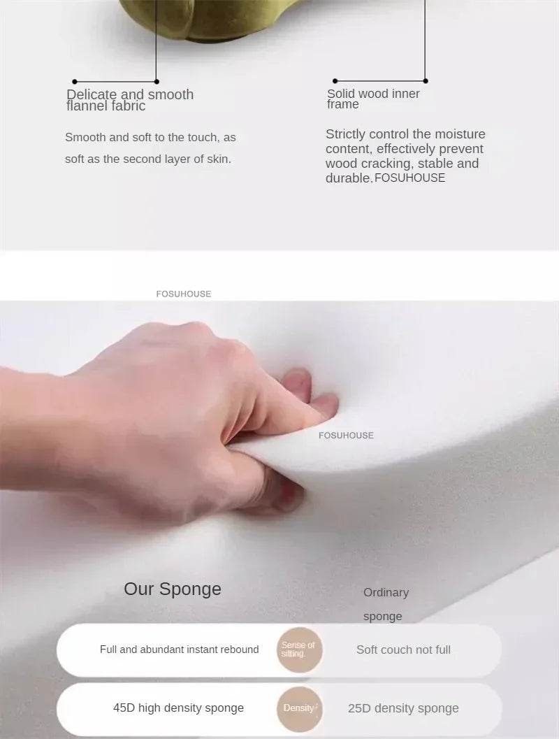 Creative Fabric Cashew Lazy Sofa Nordic Curved Living Room Sofas Home Living Room Furniture Reception Lounge Area Back Sofa Bed