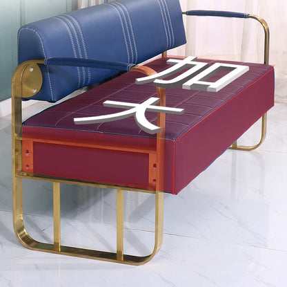 Barber Shop Sofa Waiting Chair Simple Modern Nordic Double Studio Salon Sofa