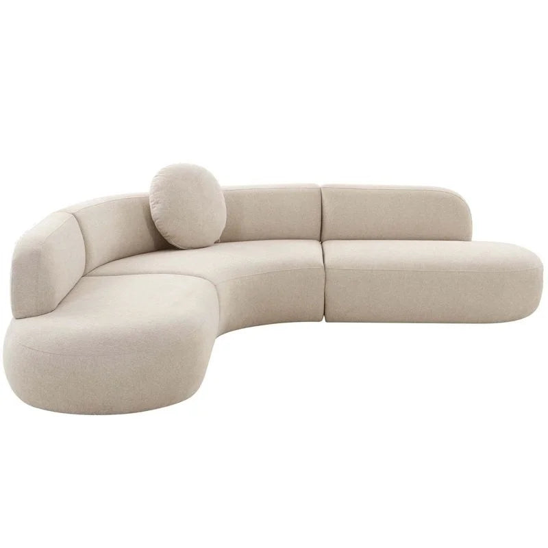 YFY Curved Sofa Living Room Hotel Lobby Rest Area Booth